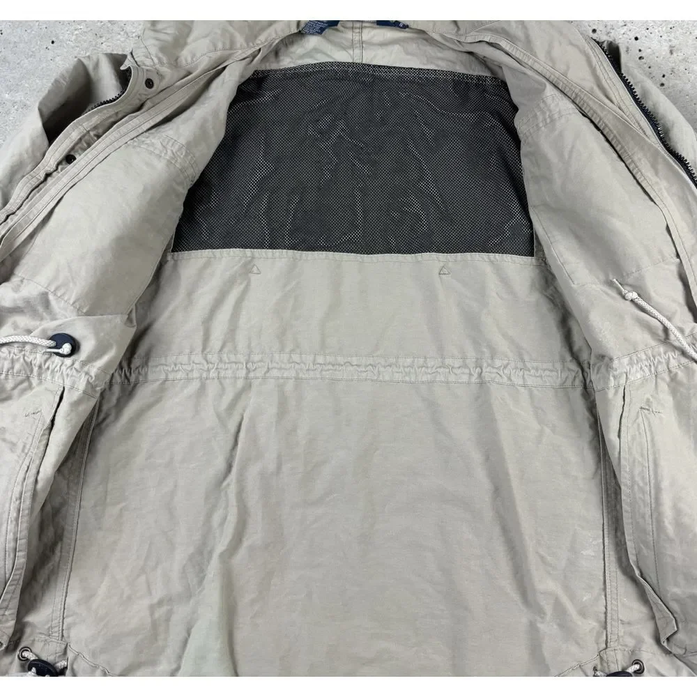 VTG Polo Sport Ralph Lauren Hooded Safari‎ Jacket Men's Small Gorpcore 90s